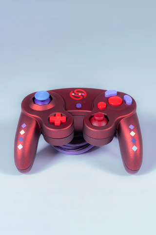 Manette SOLARY COLLECTOR ROUGE NACRÉ