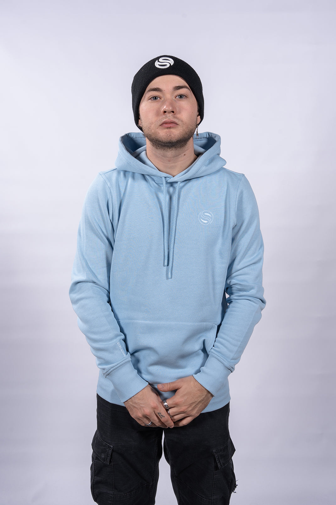 Hoodie Bleu Clair